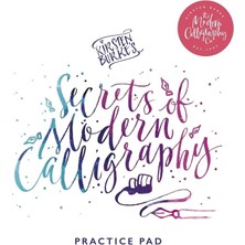 Kirsten Burke's Secrets Of Modern Calligraphy Practice Pad