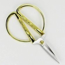 Parti Vitrini (Altın) Renk Metal Söz ve Nişan Makası