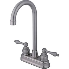 KB498AL Victoria Bar Musluk, 10,5 Cm, Fırçalanmış Nikel