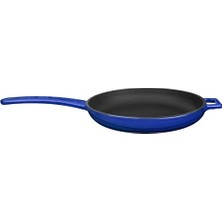 Metal Döküm Kızartma Tavası, 20 Cm, Mavi