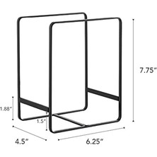 Tower 2268-P Tabak Kurutma Aleti, Siyah Çelik, Yer Tasarrufu Sağlar, Tavuk ve Çatal-Bıçak Yıkama Makinesi Dışında Kurutulacak Bulaşıklar