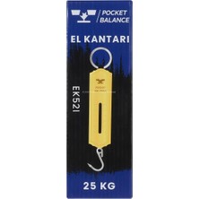 El Kantarı, 25 kg Kapasiteli, Metal Gövdeli, Sarı Levhalı, Taşınabilir, Et Taşıma, Balık Avı Için, Hassas Tartı, Askı Kancalı, Balance, EK521