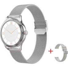 Zordai Od8 Akıllı Saat Bayan Amoled Bluetooth Çağrı Sağlık Monitörü IP68 Su Geçirmez Spor Koşu