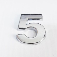 SHC4200 Cemax 5 Rakamı 3,75 cm Krom Yapışkanlı
