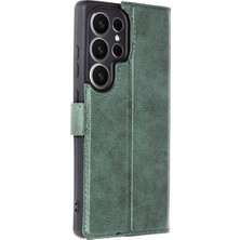 SHC4200 Galaxy S25 Kılıf S Kapaklı Kılıf - Yeşil