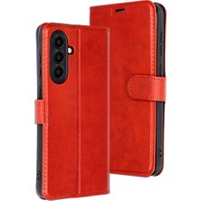 SHC4200 Galaxy A16 5g Kılıf S Kapaklı Kılıf - Kırmızı