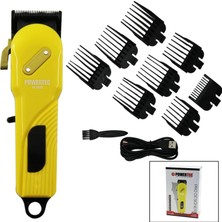 Ayder Timya SAÇ - SAKAL KESME TRAŞ MAKİNESİ  SARI - SİYAH GÖVDE - USB ŞARJLI GÖSTERGELİ - TARAK AYAR MANDALLI PRO-TR-3000 (Timya/Go1395)  198049