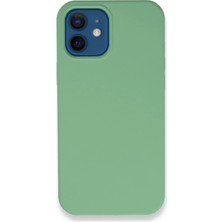SHC4200 Iphone 12 Kılıf Lansman Legant Silikon - Yeşil