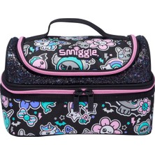Smiggle  Trailblazer Çift Katlı Yalıtımlı Beslenme Çantası – Black Mix ( Askılı )