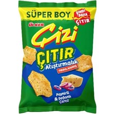 Ülker Çizi Çıtır - Peynir&soğan Aromalı - Süper Boy - 120 Gram - 10 Adet