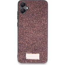 SHC4200 Onegif Galaxy A05 Bright Simli Kapak - Derin Mor