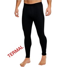 Pera Fitol Termal Uzun Sporcu Taytı Siyah Unisex