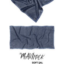 Mavi İpek Mavi Ipek Soft Pamuklu Şal Desen 2 D6