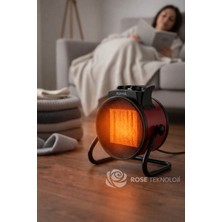 Auhma Rose Teknoloji AT1H 3000W 3 Kademeli Fanlı Isıtıcı