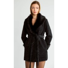 Robin Yaka ve Kol Kürklü Buklet Kaban