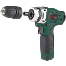 KL Pro 10.8V 2AH Şarjlı Darbesiz Vidalama Maktap