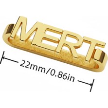 Mavili Gümüş Apple Watch Uyumlu Gümüş Saat Isimlik