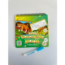 KuNu Box Sihirli Su Boyama Resim Defteri | Su Kalemi ile Boyanır – Unicorn / Deniz Kızı / Hayvanlar