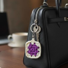 Uretti - Kadir 7704 7768 El Örgüsü Kulaklık Kılıfı ve Çanta Çharm Süsü