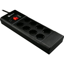 Hepta Collection SP08DG 8port Akım Koruyucu Priz