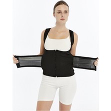 Pera Fitol Unısex Sauna Kemerli Termal Atlet Yelek Sporcu Incelmeye Yardımcı Termal Sauna Etkili Atlet Korse