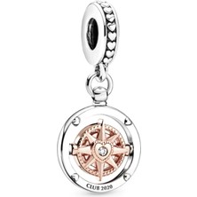 Nur Silver Pusula Gümüş Charm NUR-BL00299