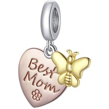 Nur Silver Best Friend Gümüş Charm NUR-BL12404