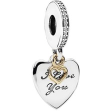 Nur Silver Kalp Gümüş Charm NUR-BL01056