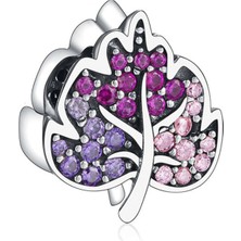 Nur Silver Yaprak Gümüş Charm NUR-BL00967