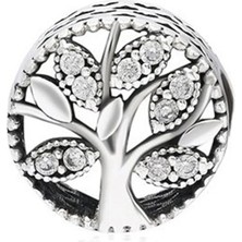 Nur Silver Hayat Ağacı Gümüş Charm NUR-BL09902