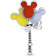 Nur Silver Mickey Mouse Gümüş Charm NUR-BL00089