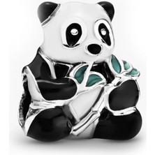 Nur Silver Panda Gümüş Charm NUR-BL01205