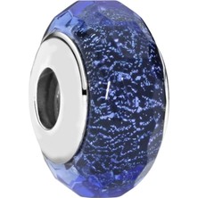 Nur Silver Murano Taşlı Gümüş Charm NUR-BL01121