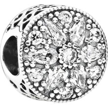 Nur Silver Radiant Bloom Gümüş Charm NUR-BL00188