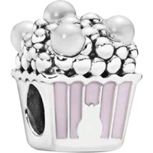 Nur Silver Patlamış Mısır Gümüş Charm NUR-BL01258