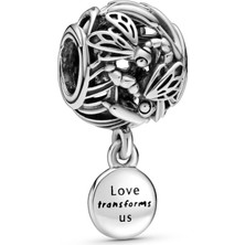 Nur Silver Kafes Yusufcuk Aşk Gümüş Charm NUR-BL01591