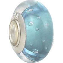 Nur Silver Murano Taşlı Gümüş Charm NUR-BL01792