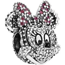 Nur Silver Mickey Mouse Gümüş Charm NUR-BL12471