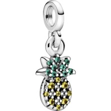Nur Silver Ananas Gümüş Me Charm NUR-BL00237
