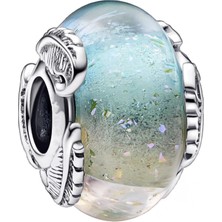 Nur Silver Murano Camlı Gümüş Charm - NUR-CM00395