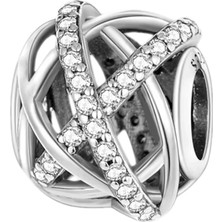 Nur Silver Taşlı Gümüş Charm - NUR-CM00414
