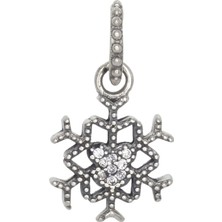 Nur Silver Kar Tanesi Gümüş Charm NUR-BL00067