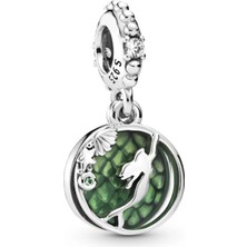 Nur Silver Sallantılı Deniz Kızı Gümüş Charm NUR-BL00077