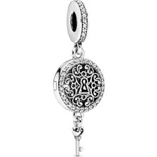 Nur Silver Regal Key Dangle Gümüş Charm NUR-BL10003