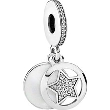 Nur Silver Dostluk Yıldızı Gümüş Sallantılı Charm NUR-CH00004
