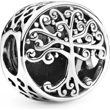 Nur Silver Hayat Ağacı Gümüş Charm NUR-BL00264