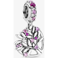 Nur Silver Kalpli Hayat Ağacı Sallantılı Gümüş Charm NUR-BL00270
