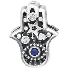Nur Silver Fatma Ana Eli Gümüş Charm NUR-BL00277
