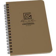 Hepta Collection Rite In Rain Su Geçirmez Kağıt Yan Spiral Not Defteri Taba Polydura Kapak 64 Sayfa 12 Yaprak Imparat