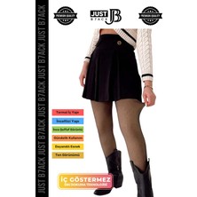 Just B7ack #peluştayt Toparlayıcı Korse Etkili Rahat Şık Sıcak Tutan Içi Peluş Termal Ten Görünümlü Tayt Çorap